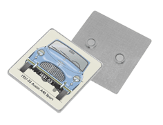 Austin A40 Sport 1951-53 Square Fridge Magnet